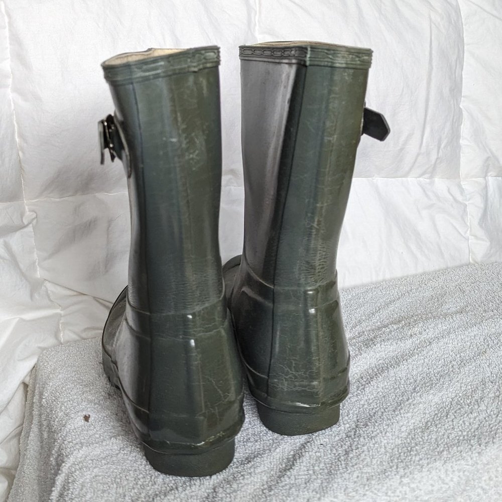 Hunter Original Women's Rain Boot - Green size 7 - Picture 4 of 4